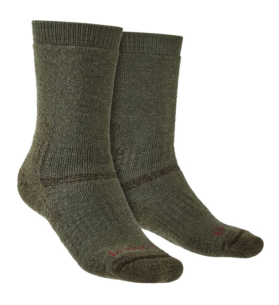 Bridgedale - Heren Outdoor Merino Wol Kniehoge Sokken - Olijf - Image 1