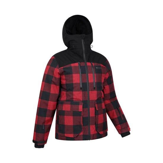Mountain Warehouse Heren Drayton Waterdichte Ski jas (Rood/zwart) - Image 4
