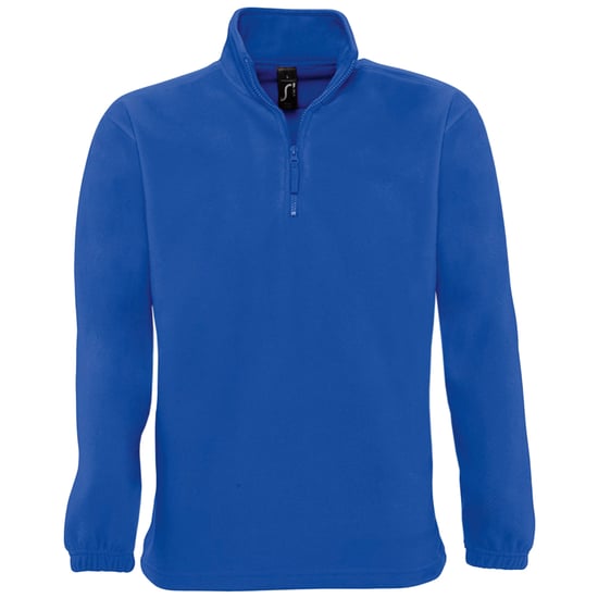 SOLS Ness Unisex Zip Neck Anti-Pill Fleece Top (Koningsblauw) - Image 1