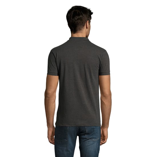 SOLS Heren Perfect Heather Poloshirt (Houtskoolmelange) - Image 2
