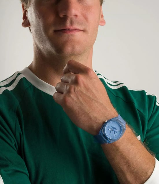 Adidas Originals Street Project Two Unisex Blauwe Horloge AOST22031 - Image 5