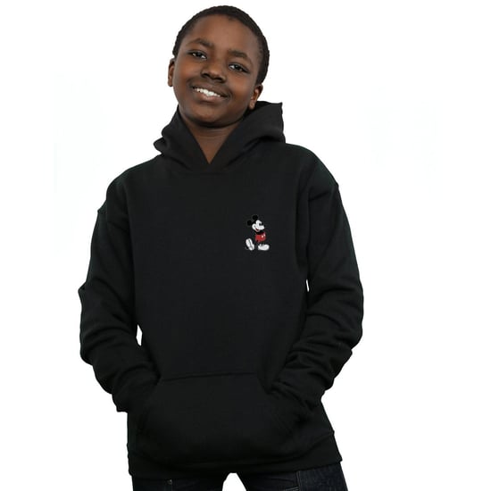 Disney Jongens Mickey Mouse Kickin Retro Borst Hoodie (Zwart) - Image 3