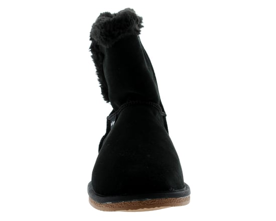 Hush puppies ashleigh dames sude leren enkellaarzen zwart - Image 3