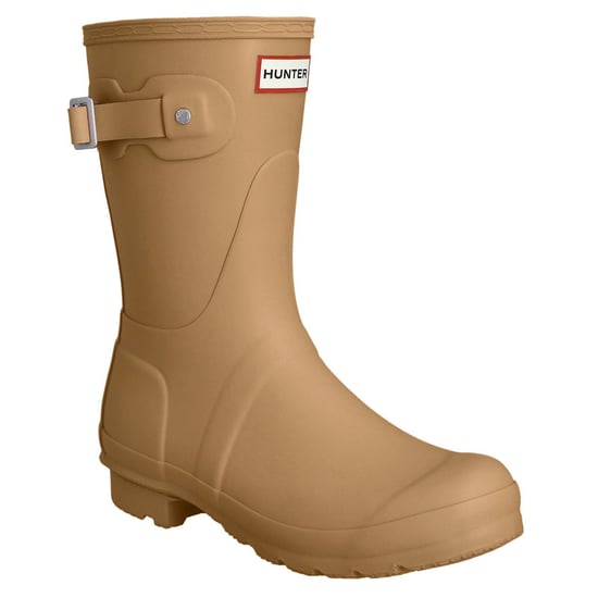Hunter Rubber Korte Gravel/Biscuit Wellington Laarzen - Image 1