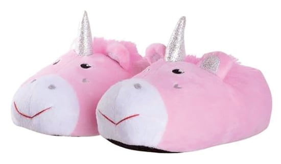 Roze eenhoorn pluche pantoffels voor kinderen - Roze - Image 1