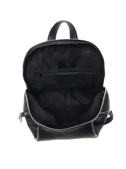 Anna Luchini SS22 AL 1677 Zwart Rundleer Tas - Image 3