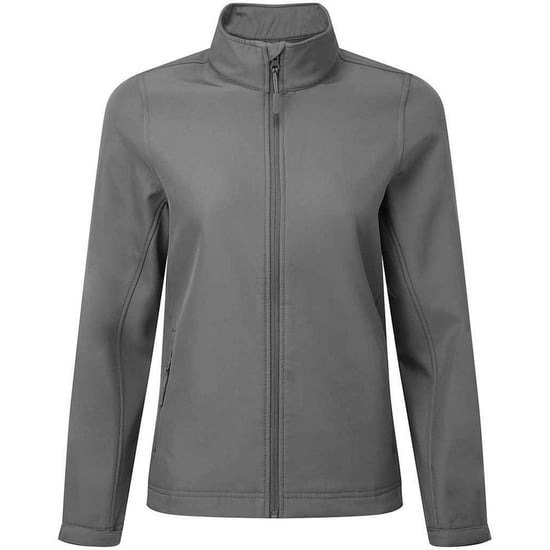 Premier Dames/Dames Windchecker Soft Shell Jacket (Donkergrijs) - Image 1