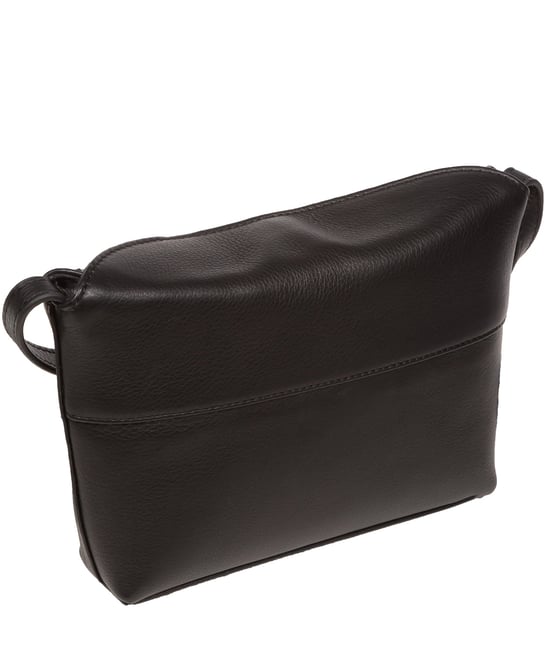 'Lolo' Black Nappa Leather Cross Body Bag