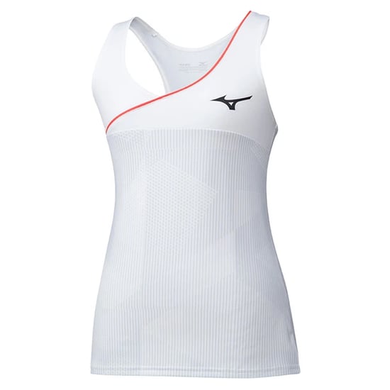 Mizuno Printed Womens White Tank Top