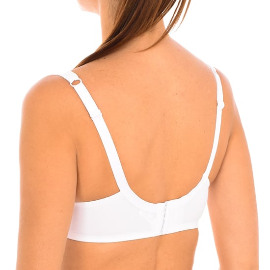 Women's microfiber and cotton wireless bra 04H21
