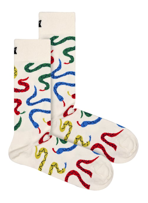 Happy Socks - Novelty Slangen Ontwerp Sokken | Geweldig Cadeau - Slangen - Image 1