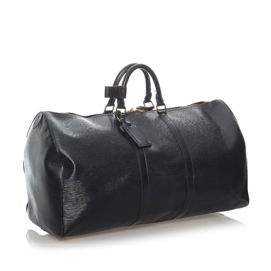 Vintage Louis Vuitton Epi Keepall 55 Black - Image 2