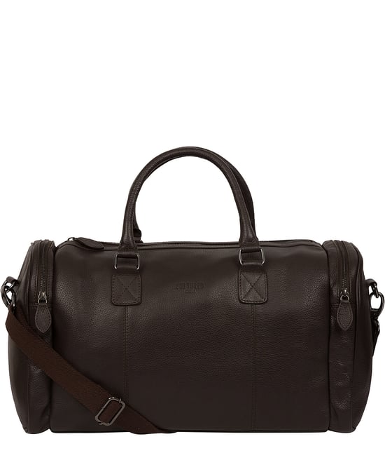 Ocean' Brown Leather Holdall