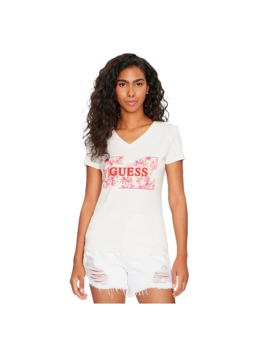 Guess dames T-shirt met bloemenprint - Image 1