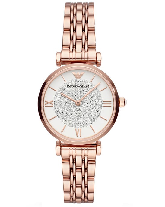 Emporio Armani Gianni T-bar Dames Horloge Rosékleurig AR11244 - Image 1