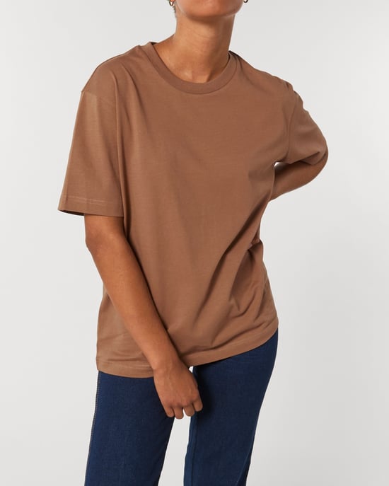Antaratma Unisex Relaxed T-Shirt in Brown