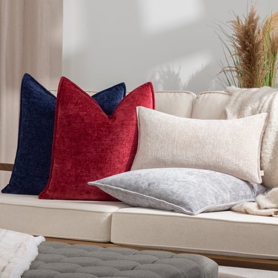 Evans Lichfield Buxton Reversible Square Feather Filled Cushion