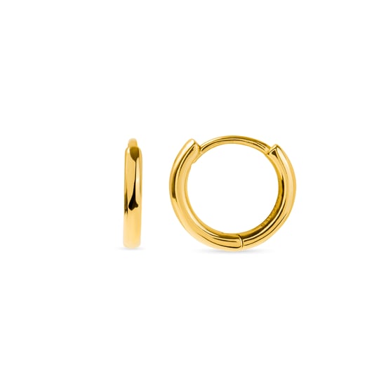 Luxenter oorbellen, 925 sterling zilveren edum met 18 karaat geelgouden afwerking - Image 1