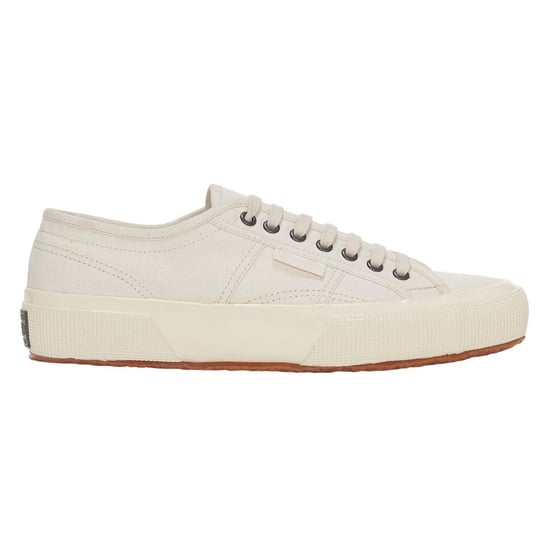 Superga Volwassen unisex 2750 Herringbone Trainers (Beige Raw/Off White) - Image 1