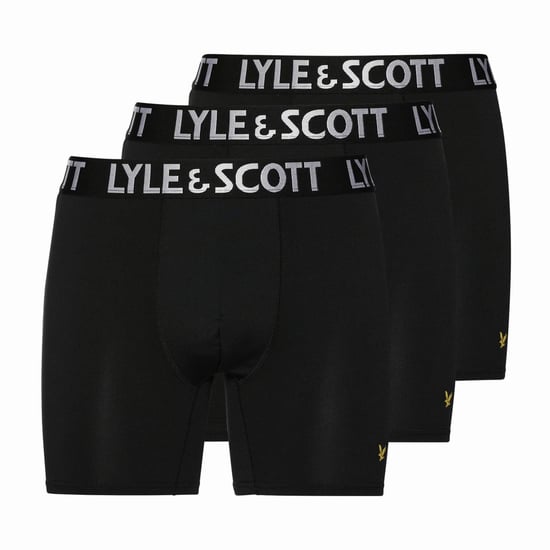 Lyle & Scott Onderbroeken Elton 3-Pack Boxers Zwart - Image 1