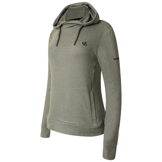 Dare 2B Womens/Ladies Out & Out Marl Fleece Hoodie (Duck Green)