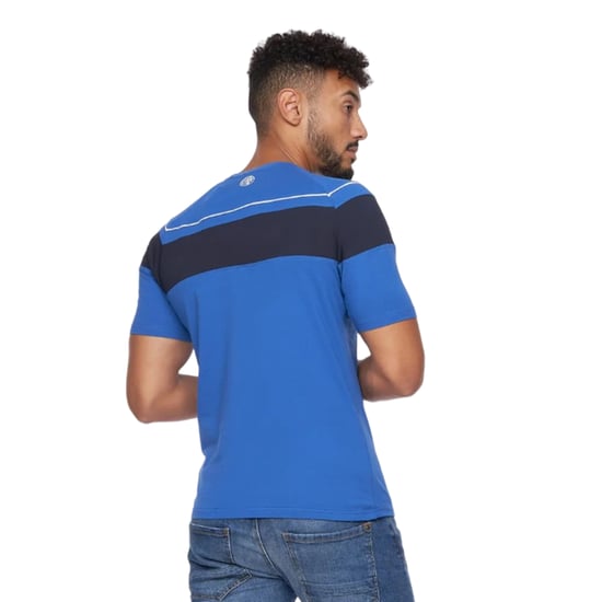 Crosshatch Heren Craftore T-Shirt (Blauw) - Image 2