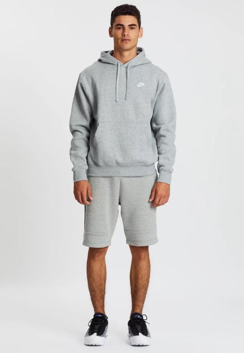 Nike Heren Sportswear Fleece Pullover Hoodie in Grijs - Image 4