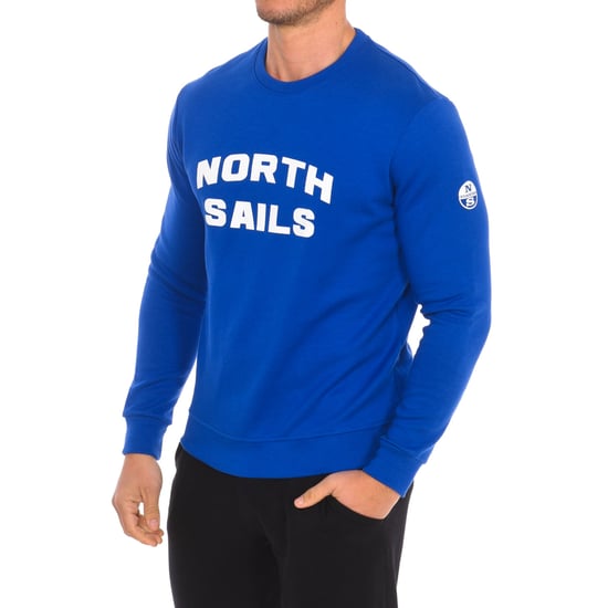 Heren sweatshirt met lange mouwen en ronde hals 9024170 - Image 1