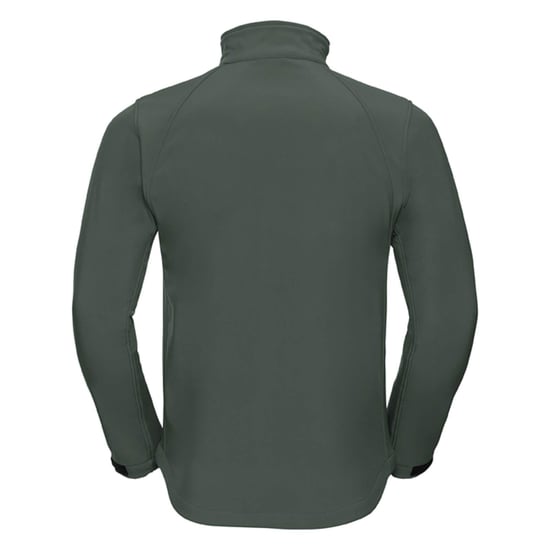 Russell Mens Water Resistant & Windproof Softshell Jacket (Bottle Green)