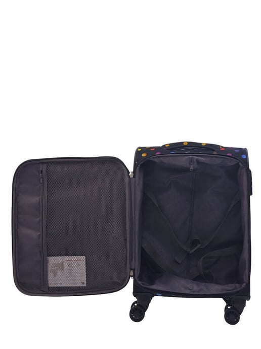 Soft Shell Cabin Suitcase 55 x 37 x 20 cm Lightweight Luggage Suitable for Easyjet, Ryanair