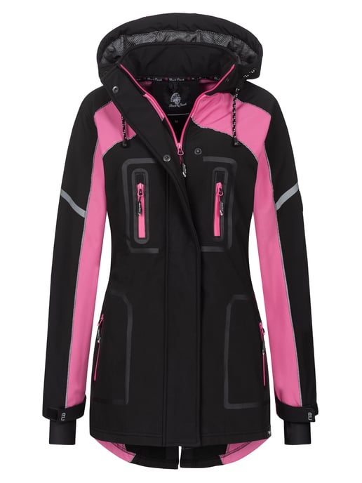 Rock Creek Softshelljacke Schwarz