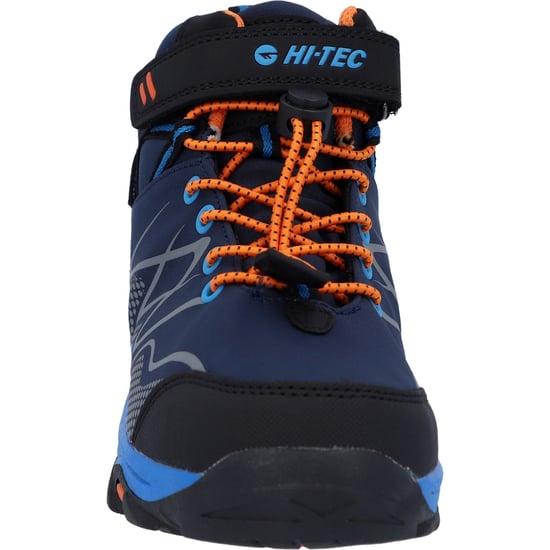 Hi-Tec Blackout Mid Polyester Soft Shell Jongens Marine/Oranje/Meerblauwe Wandelschoenen - Image 3