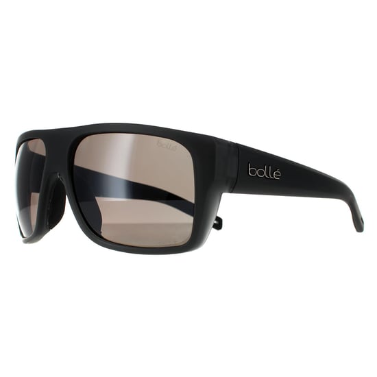 Bolle Square Mens Matte Crystal Black Volt+ Gun Polarised Sunglasses