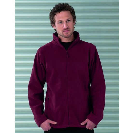 Russell Heren Full Zip Outdoor Fleece Jacket (Bourgondië) - Image 3