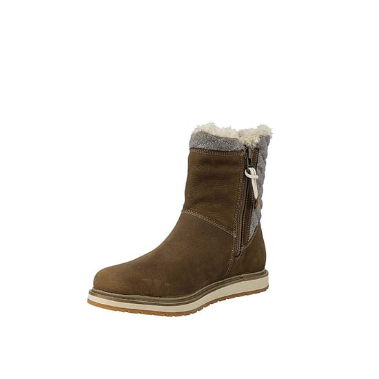 Helly Hansen Seraphina Slip-On Brown Nubuck Leather Womens Boots 112 58.701