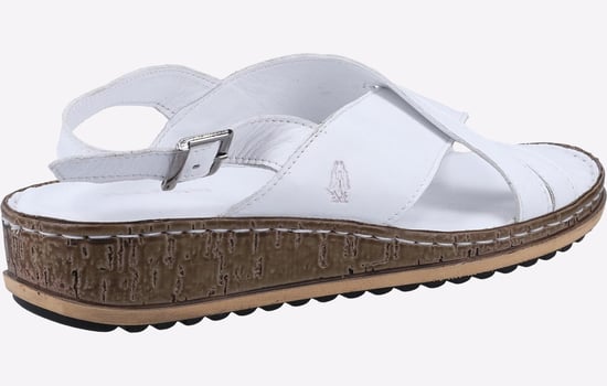 Hush Puppies Elena Cross Over Wedge Sandalen LEER Dames - Image 3