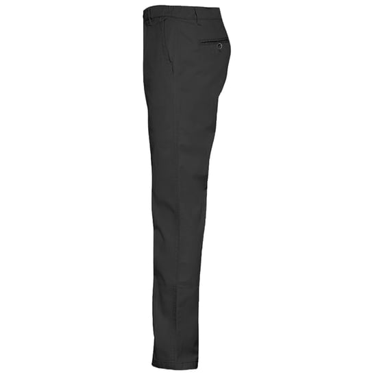 Asquith & Fox Heren Klassieke Casual Chinos/Trousels (Zwart) - Image 3