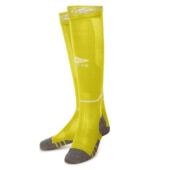 Umbro Childrens/Kids Diamond Football Socks (Blazing Yellow/Carbon)