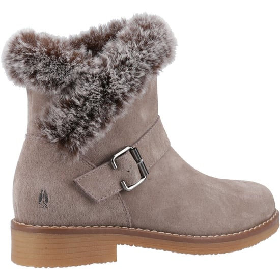 Hush Puppies Hannah Suède Dameslaarzen Taupe - Image 2