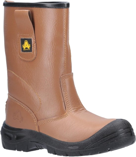 Amblers Unisex Veiligheid Waterdichte Riggerboot Tan - Image 1