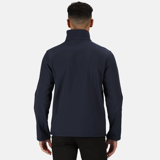 Regatta Mens Cera V Wind Resistant Soft Shell Jacket (Navy)