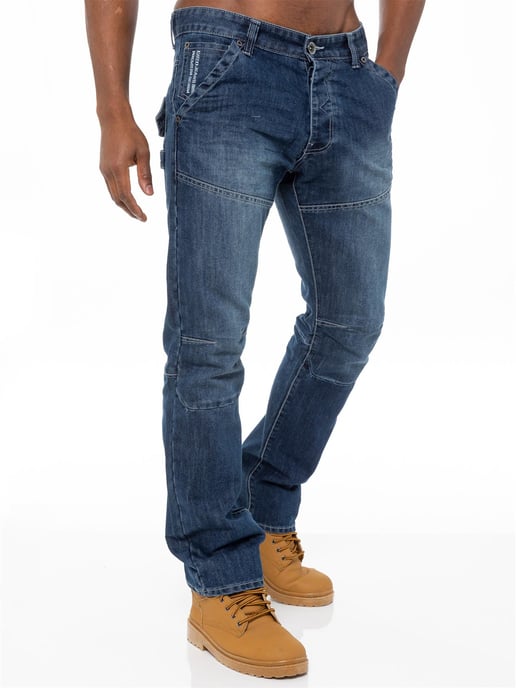 Enzo Denim Jeans Rechte Pijp Heren - Blauw - Image 2