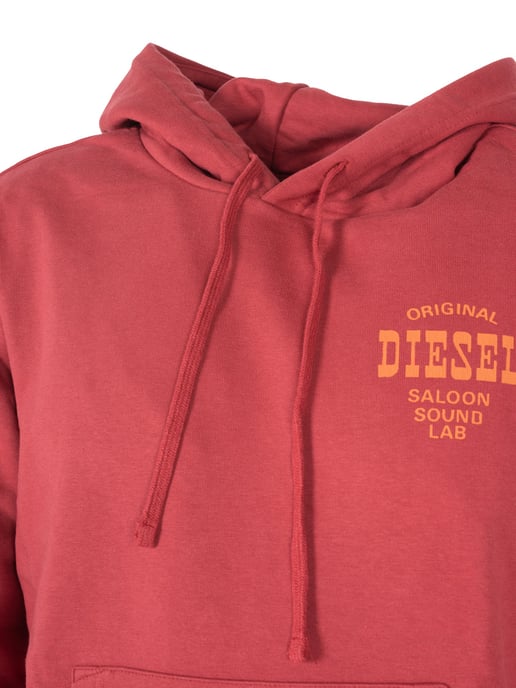 Diesel Saloon Sound Lab-logo rode hoodie - Image 2