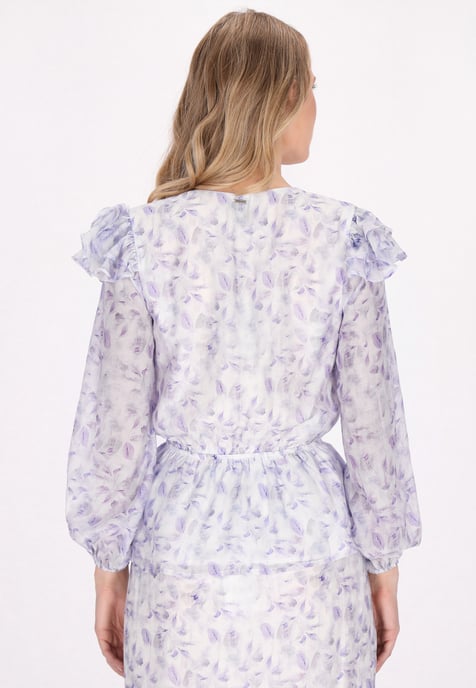 Dreimaster Blouse Dames blauw - Image 4