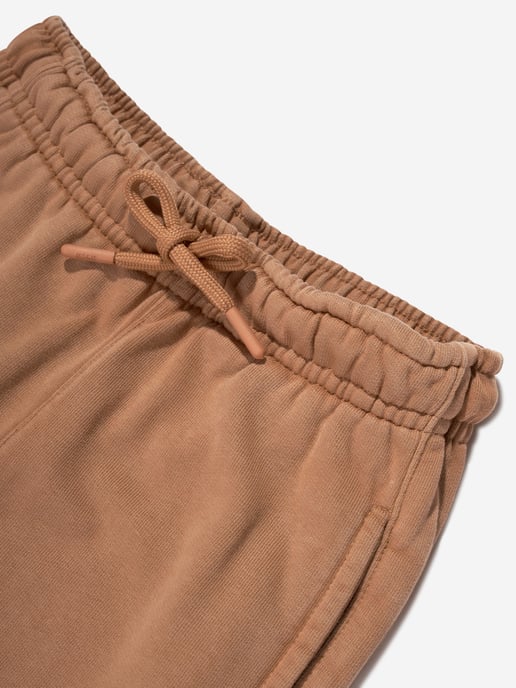 MSGM Kids Branded Joggers in Beige