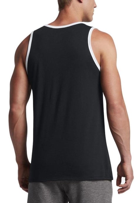 Nike Herenvest met groot Swoosh Ace-logo in zwart - Image 2