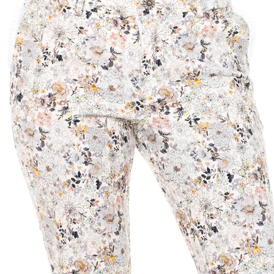 Women's trousers with straight hems and belt loops LWT011