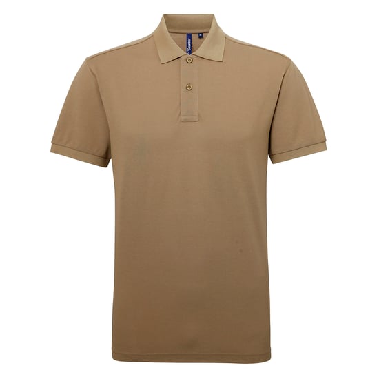 Asquith & Fox Heren Poloshirt met korte mouwen Prestatiemengsel (Khaki) - Image 1