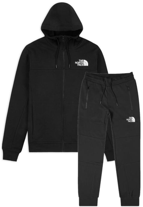 The North Face Himalayan trainingspak met rits voor heren in zwart - Image 1
