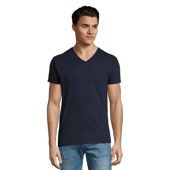 SOLS Mens Imperial V Neck T-Shirt (French Navy)